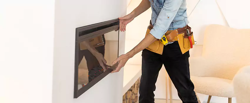 Metal Fireplace Installation in Clarksville, Indiana