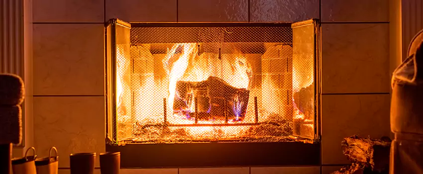 Mendota Hearth Landscape Fireplace Installation in Clarksville, Indiana