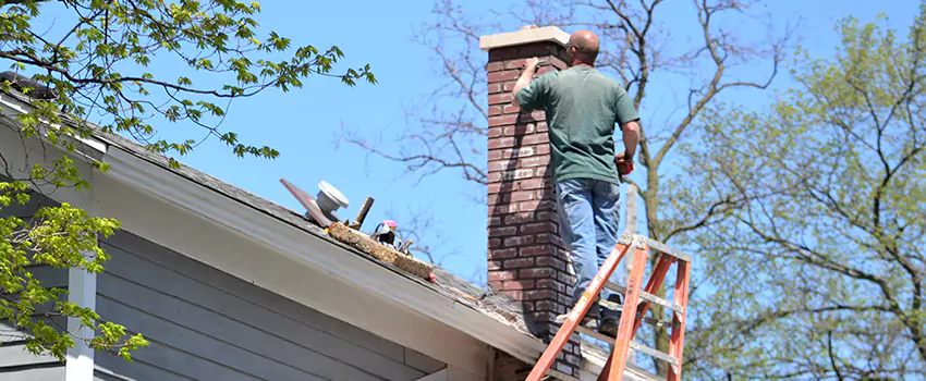 Vinyl and PVC Chimney Flashing Installation in Clarksville, IN